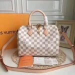 Louis Vuitton Damier Azur Canvas Speedy Bandouliere 25 N41374 - Image 2