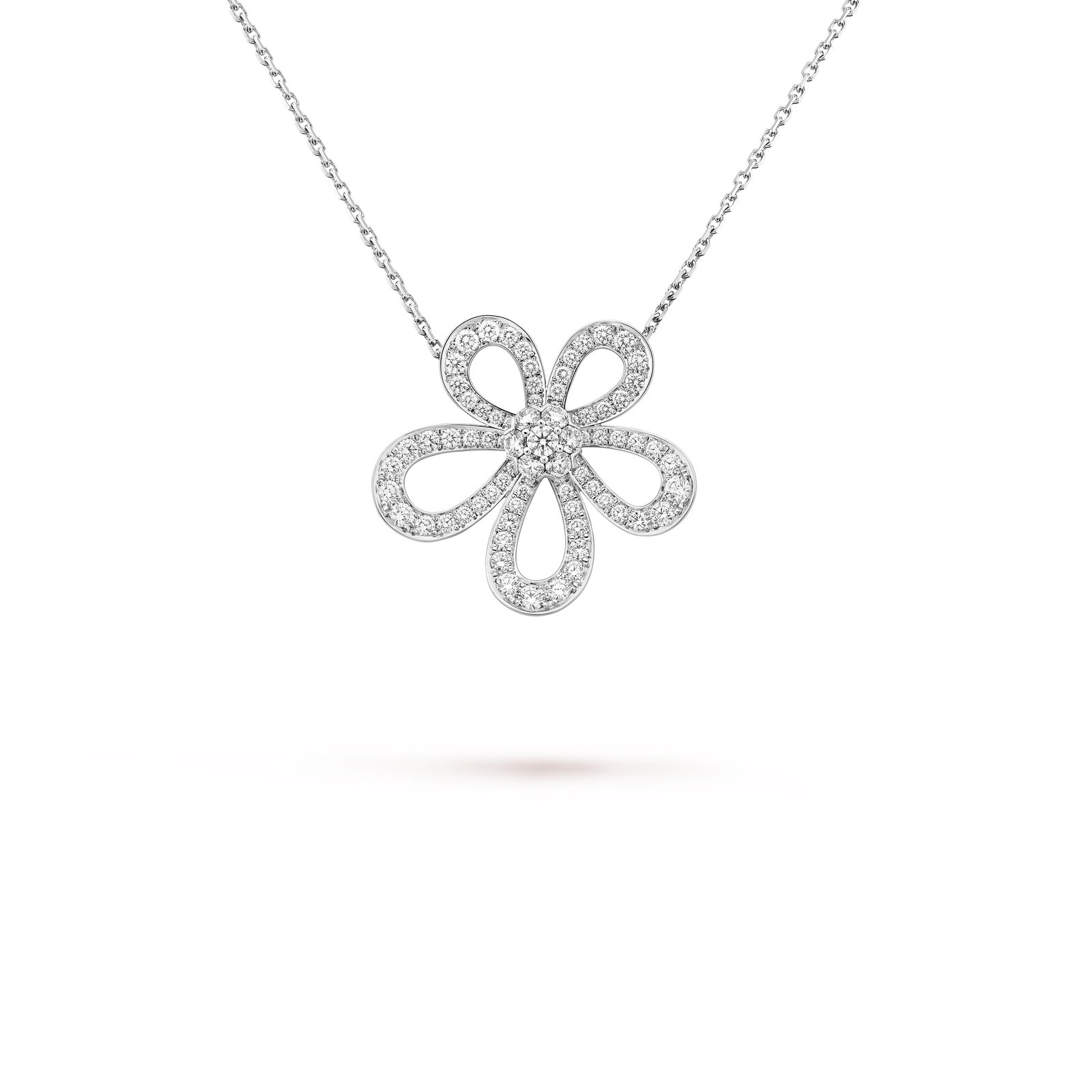 d8d7927ea012405dc6886d356f7268b811d1e8cd VAN CLEEF ARPELS FLOWERLACE PENDANT VCARP05200 - Image 1