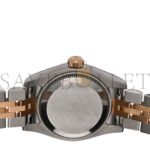 ROLEX STAINLESS STEEL 18K EVEROSE GOLD DIAMOND 26MM OYSTER PERPETUAL DATEJUST WATCH PINK ROMAN 179171 - Image 4