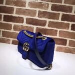 Gucci GG Marmont Velvet Shoulder Bag 443497 - Image 3