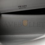 PRADA CITY CALFSKIN SAFFIANO ENVELOPE FLAP WITH CHAIN NUBE (20*13*4cm) - Image 4