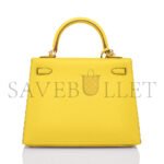 HERM�S MASTER KELLY 25 LEMON YELLOW EPSOM GOLD HARDWARE (25*17*7cm) - Image 3