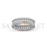 VAN CLEEF ARPELS PERL�E DIAMONDS RING, 1 ROW VCARP4E200 - Image 3