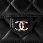 CHANEL 23P WOC CHAIN FLAP SHEEP LEATHER HAND CROSSBODY BAG MINI AP3226 (17*10*4cm) - Image 4