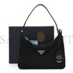PRADA TESSUTO NYLON SAFFIANO MINI RE-EDITION 2005 BAG BLACK (23*14*8cm) - Image 2