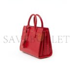 YSL RED CROC EMBOSSED NANO SAC DE JOUR BAG LU84822960252 (26*20.5*12.5cm) - Image 3