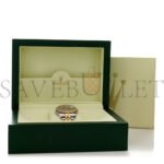 ROLEX STAINLESS STEEL 18K YELLOW GOLD DIAMOND BLACK MOTHER OF PEARL 36MM OYSTER PERPETUAL DATEJUST WATCH 116243 - Image 2