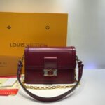 Louis Vuitton Smooth Calfskin Leather Dauphine MM M55735 M55821 - Image 2