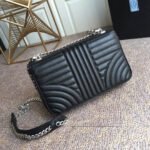 Prada Diagramme Medium Leather Bag 1BD108 Silver Hardware - Image 5