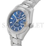 ROLEX SKY-DWELLER SERIES BRIGHT BLUE DIAL WATCH 326934 - Image 2