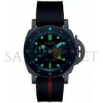 PANERAI SUBMERSIBLE GMT LUNA ROSSA TITANIO PAM01507 - Image 2