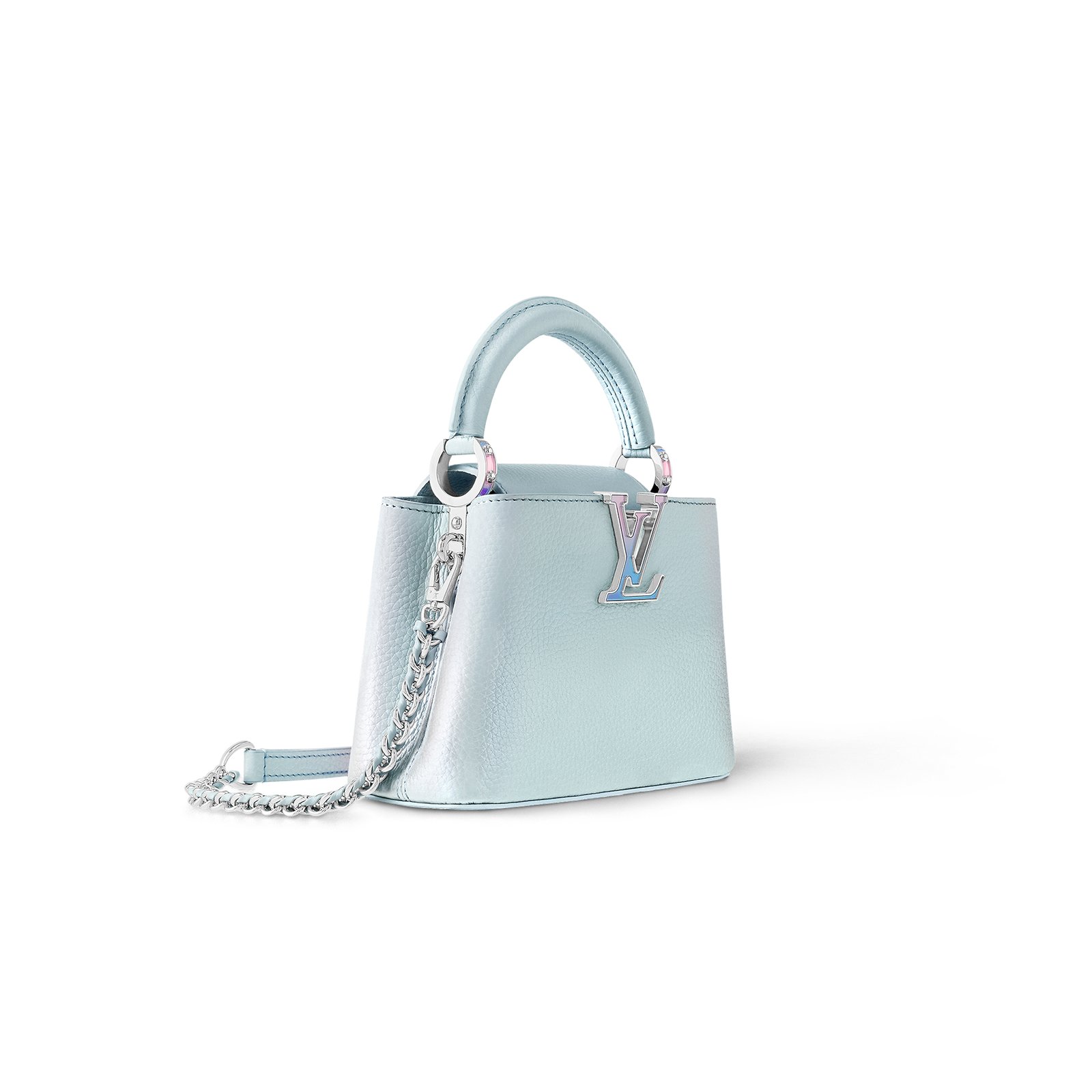 df7b7220668f0d39908a82bc5e77e1d430a44a52 LOUIS VUITTON CAPUCINES MINI M23289 (21*14*8cm) - Image 1