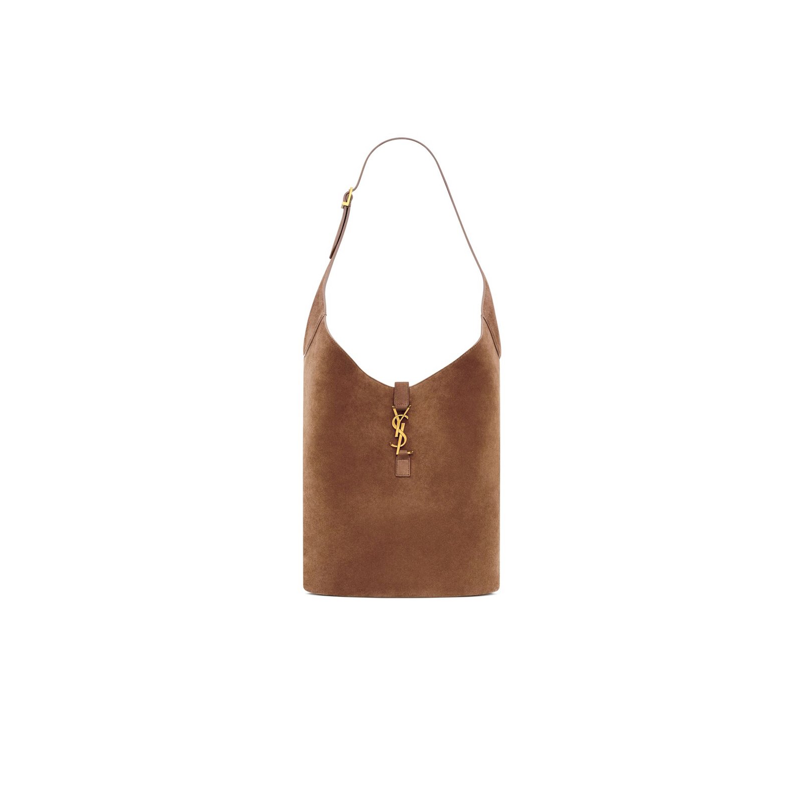 df8143be3cbc8d001164587909c20977b07236ba YSL LE 5 � 7 HOBO IN SUEDE 793088008IW2885 (44*32*3cm) - Image 1