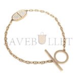 HERM�S FARANDOLE K18PG DIAMOND BRACELET - Image 2