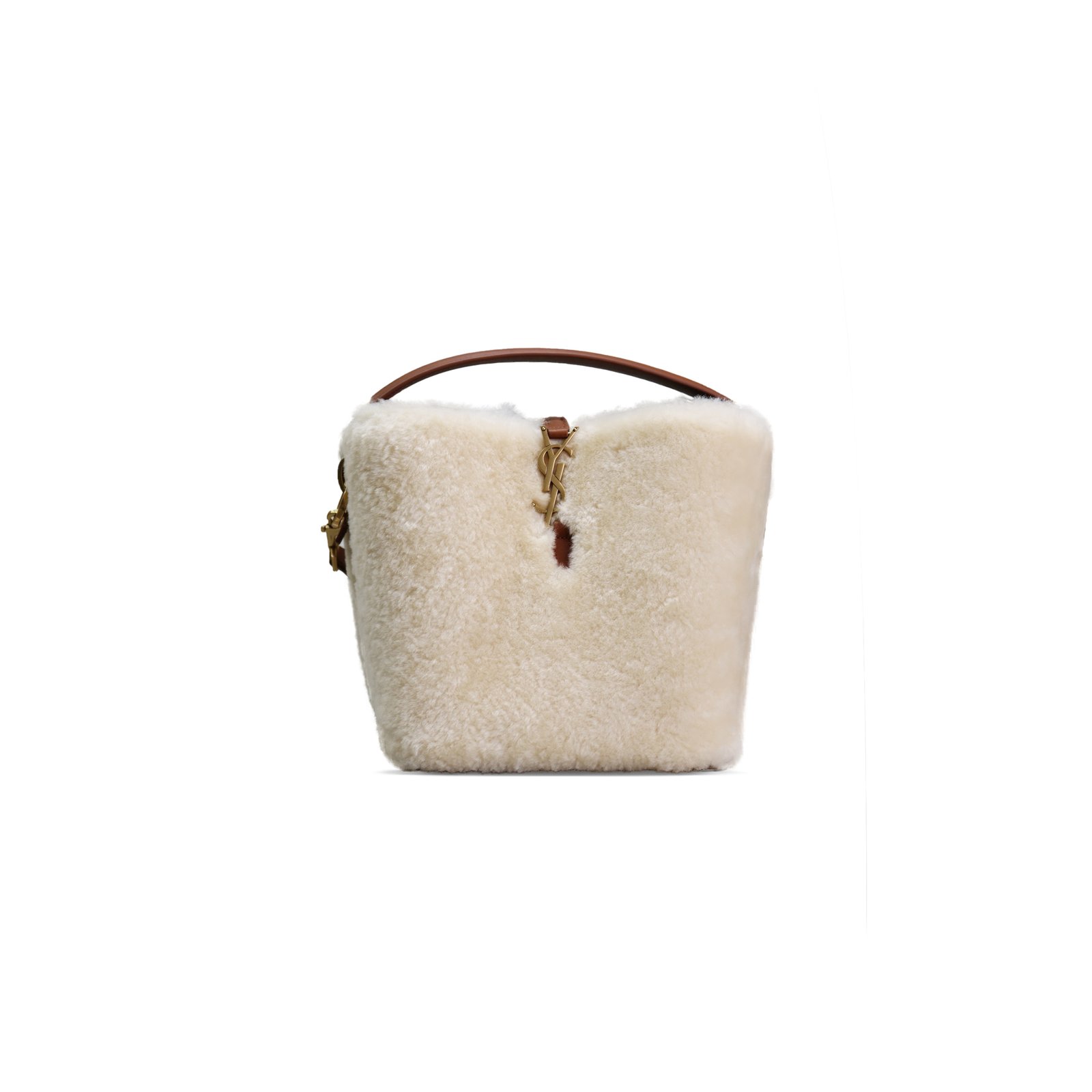 dfb0f8c9457d10796181ef09237d32da00512a88 YSL LE 37 SMALL BUCKET BAG 'CREAM BEIGEBRICK' 749036320015 (17*20*13cm) - Image 1