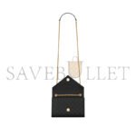 YSL ENVELOPE SMALL IN QUILTED GRAIN DE POUDRE EMBOSSED LEATHER 600195BOW911000 (21*13*6cm) - Image 5