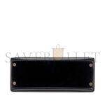 HERM�S MASTER BLACK BOX KELLY 28 GOLD HARDWARE (28*22*10cm) - Image 4