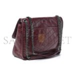 YSL NIKI MEDIUM CHAIN BAG IN CRINKLED VINTAGE LEATHER 498894710044 (28*20*8.5cm) - Image 2