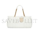 YSL GLORIA QUILTED TRAVEL BAG WHITE�757209FAC8J1916 (42*18*18cm) - Image 2