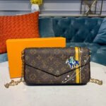 Louis Vuitton Troy Print Pochette Felicie M61276