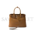 PRADA BUCKLE LARGE LEATHER HANDBAG WITH BELT 1BA416 (37*27*14cm) - Image 3