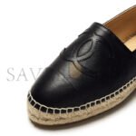 CHANEL ESPADRILLES LAMBSKIN BLACK G29762 - Image 3
