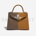 HERM�S MASTER KELLY 28 EPSOM SESAME BLUE INDIGO (28*22*10cm) - Image 2