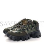 PRADA RUBBER KNIT FABRIC CAMOUFLAGE MENS CLOUDBUST THUNDER SNEAKERS 7 MILITARE - Image 2
