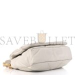 PRADA NAPPA PADDED SYSTEM PATCHWORK BAG WHITE (23*17*8cm) - Image 3