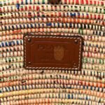 PRADA��PAGLIA VITELLO WOVEN BRAIDED BASKET TOTE MULTICOLOR COGNAC 1BG312_2DIF_F00J7_V_IOM (25*25*14cm) - Image 8