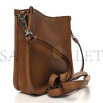 PRADA VITELLO DAINO SOFT MINI SHOULDER BAG CARAMEL (20*19*13cm) - Image 2