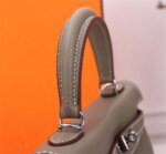 Hermès Kelly Togo Calf Sliver hardware Elephant grey size: 25Cm/ 28Cm - Image 4