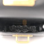 PRADA CROCODILE MICRO CAHIER BAG BLACK (10*9*5cm) - Image 5