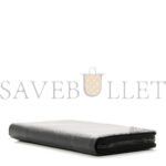 PRADA SAFFIANO METAL LARGE ZIP AROUND TRAVEL WALLET BLACK (21*11*3cm) - Image 2