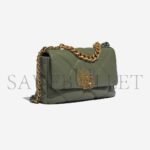 CHANEL 19 FLAP BAG LAMB GREEN AS1160 (26*16*9cm) - Image 3