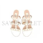 VALENTINO ROCKSTUD CALFSKIN LEATHER SLIDE SANDAL 60 MM 5W2S0C47VOD_I16 - Image 4