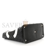 CHANEL CALFSKIN QUILTED LARGE CAMBON TOTE BLACK WHITE (30*25*15cm) - Image 4