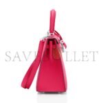 HERM�S MASTER KELLY 28 ROSE EXTREME PINK EPSOM SELLIER BAG (28*22*10cm) - Image 3