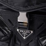 PRADA LEATHER SHOULDER BAG 2VD062 (29*23*15cm) - Image 7