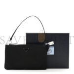 PRADA RE-NYLON VELA POUCH BLACK (24*18*14cm) - Image 2