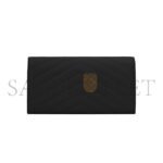 YSL CASSANDRE MATELASS� LARGE FLAP WALLET IN GRAIN DE POUDRE LEATHER�372264BOW011000 (19*11*3cm) - Image 2