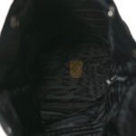 PRADA SAFFIANO TESSUTO NYLON VELA BUCKET WRISTLET BLACK (22*15*10cm) - Image 4