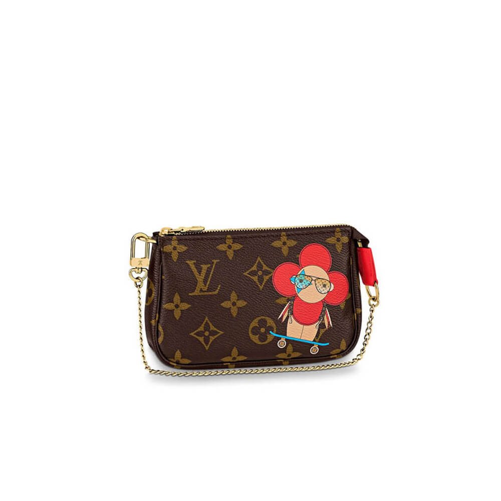 e94a2df5600a127ce9f484c11a60120d38510f03 Louis Vuitton Vivienne Mini Pochette Accessoires M69056 - Image 1