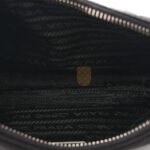 PRADA TESSUTO NYLON SAFFIANO MINI RE-EDITION 2005 BAG BLACK (22*16*6cm) - Image 4