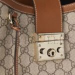 GUCCI PADLOCK FABRIC MEDIUM SHOULDER BAG ��839021FAD6L9758 (29*23.5*15.5cm) - Image 5
