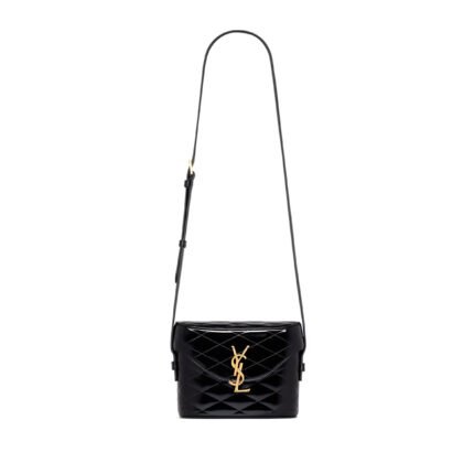 YSL JUNE BOX BAG IN PATENT LEATHER 710080544120 (19*15*8cm)