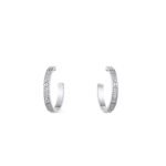 CARTIER LOVE�HOOP EARRINGS, MEDIUM MODEL, PAVED N8515193
