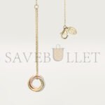 CARTIER TRINITY 18K WHITE GOLD, 18K YELLOW GOLD, 18K ROSE GOLD, DIAMOND BRACELET B6069815 - Image 5