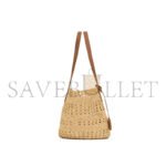 YSL PANIER SMALL BAG IN RAFFIA�761461GAAAC2080 (22/44x22x20cm) - Image 4