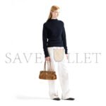 PRADA BONNIE MEDIUM SUEDE HANDBAG 1BA426 (32*15.5*12cm) - Image 2